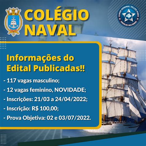 edital colégio naval 2022 pdf